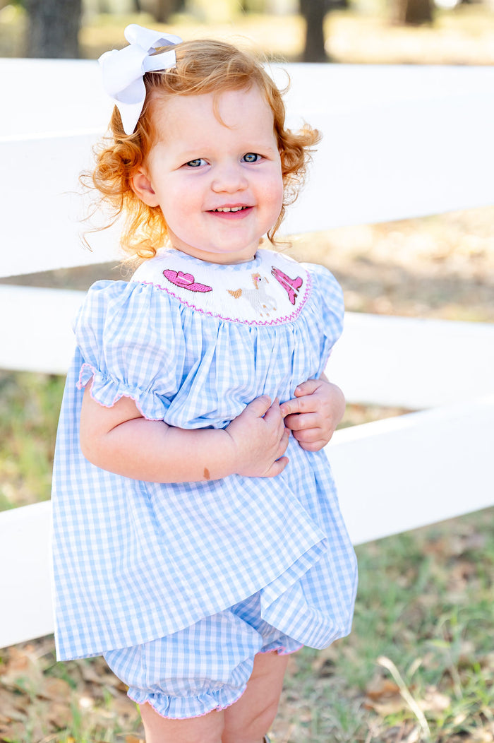 Rodeo Western Cowgirl Annabelle Bloomer Set
