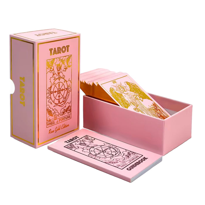 Rose Gold Tarot Deck | Classic Tarot Design and Gold Foil