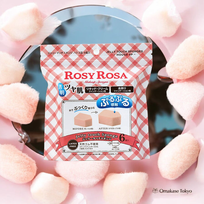 ROSY ROSA Jelly Touch Sponge 6pcs