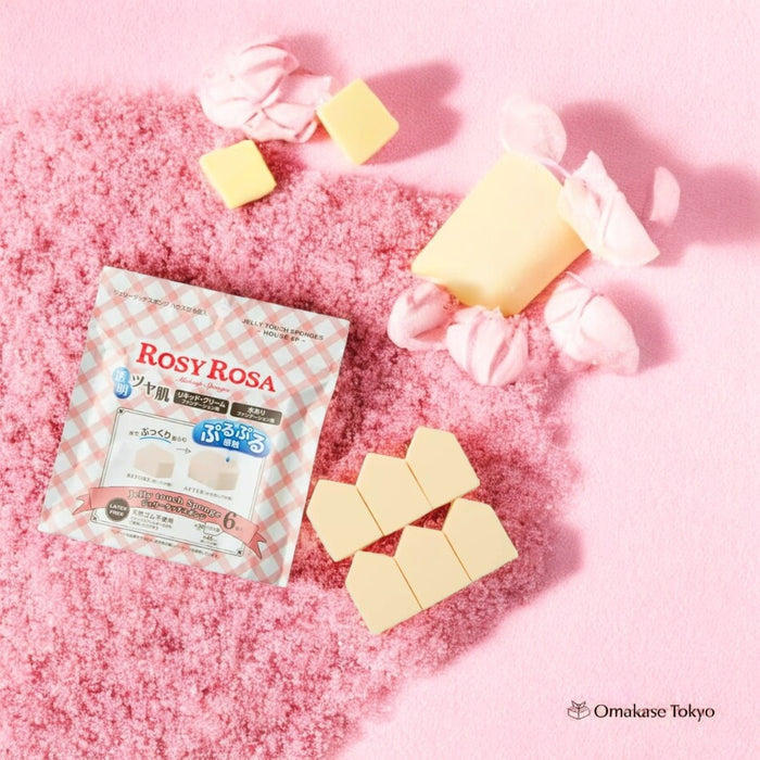 ROSY ROSA Jelly Touch Sponge 6pcs