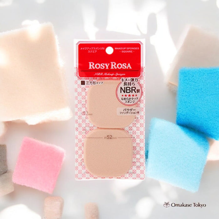 ROSY ROSA Makeup Sponge N (Square L, 2P)