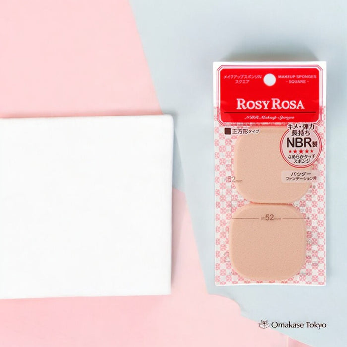 ROSY ROSA Makeup Sponge N (Square L, 2P)