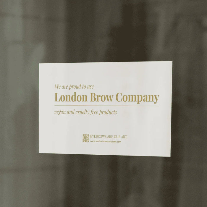 Salon Window Sign - London Brow Company Official Sign - The London Brow Company