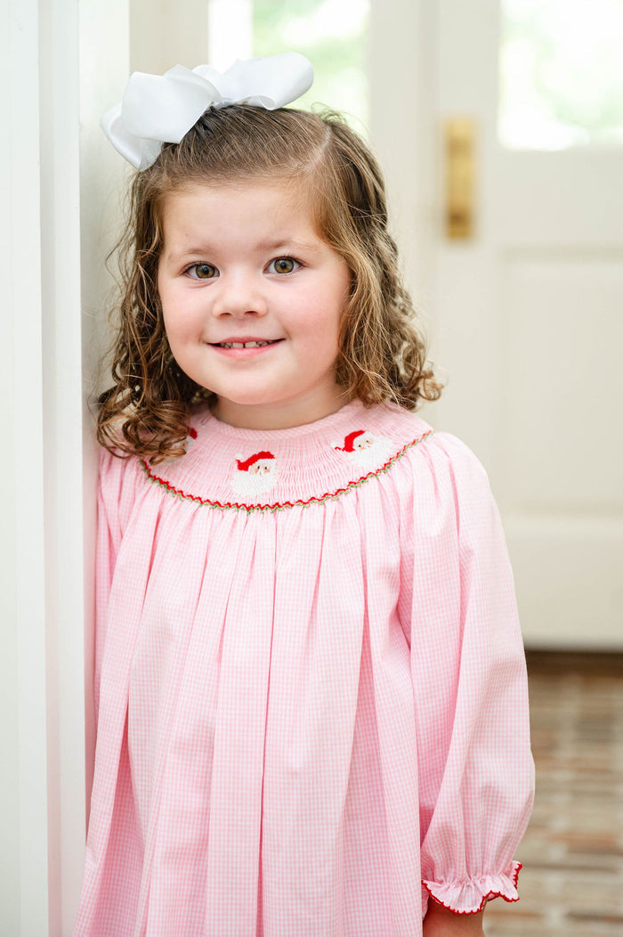 Santa Claus Smocked Helen Dress