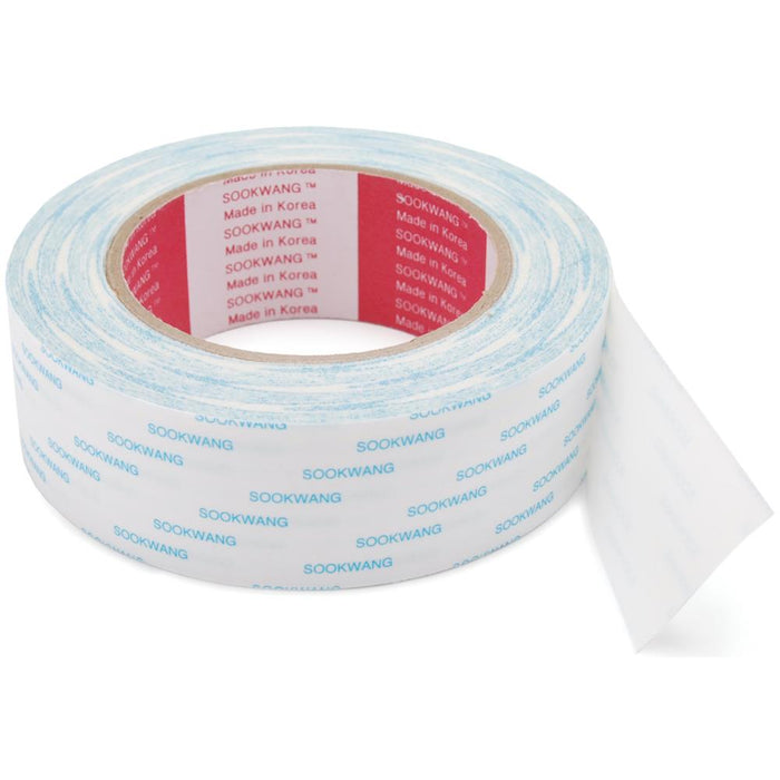Scor-Tape - 1.5"X27yd. Premium double-sided adhesive that is perfect for cards, boxes, glitter, embossing, scrapbooking, foils, ribbon, origami, iris folding, micro beads, and much more! This tape is acid free and heat resistant. Available at Embellish Away located in Bowmanville Ontario Canada.