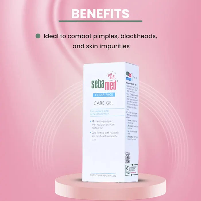 Sebamed Clear Face Care Gel for Acne Prone Skin | Oily Skin