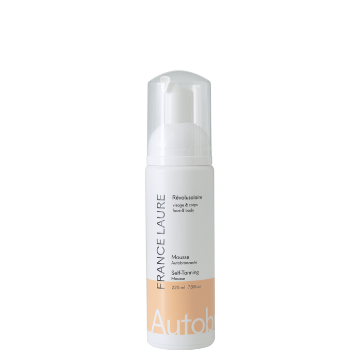 France Laure Révolusolaire Self-Tanning Mousse for face & body, 225ml — lightweight foam formula for natural-looking glow