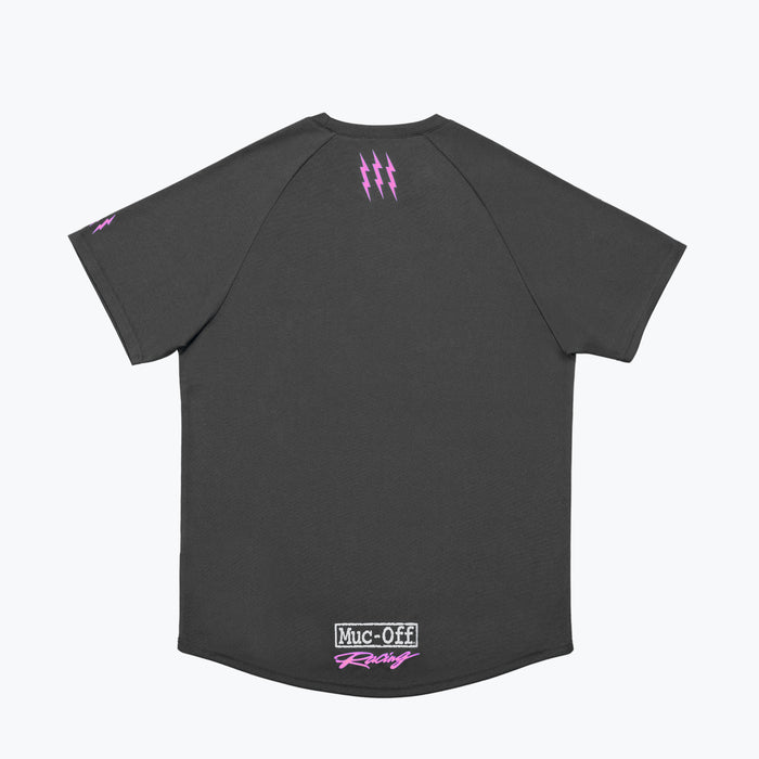 Short Sleeve Rider Jersey Racing - Grey