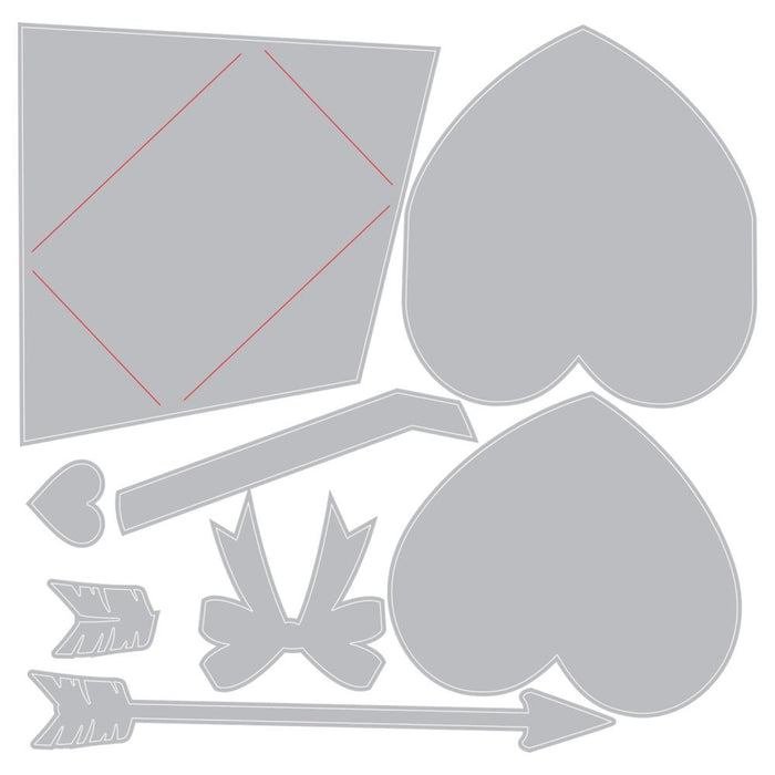 Sizzix Sidekick - Texture Fades Embossing Folder By Tim Holtz - Valentines. Available at Embellish Away located in Bowmanville Ontario Canada.
