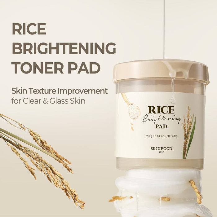 Skinfood Rice Brightening Pad 60 pads