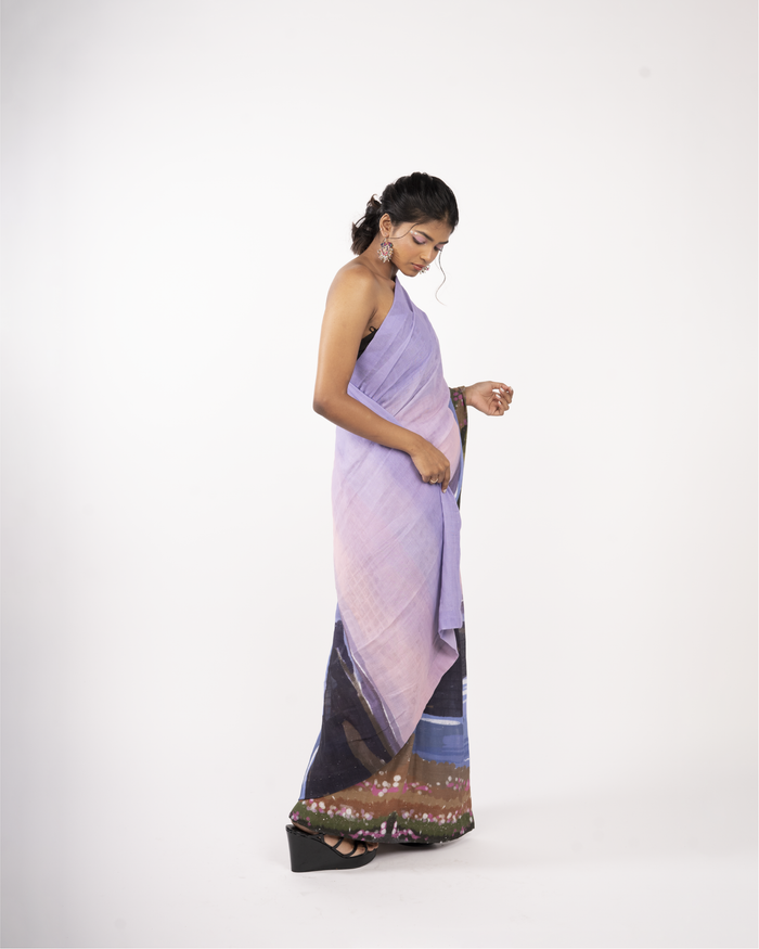 Sky Land Saree