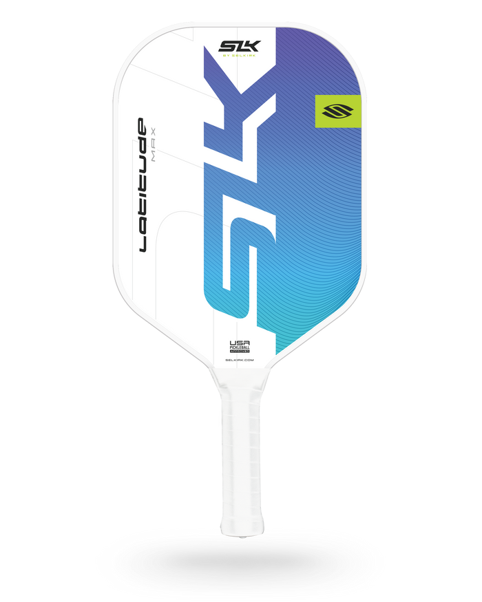 SLK Latitude Pickleball Paddle by Selkirk Sport in blue.