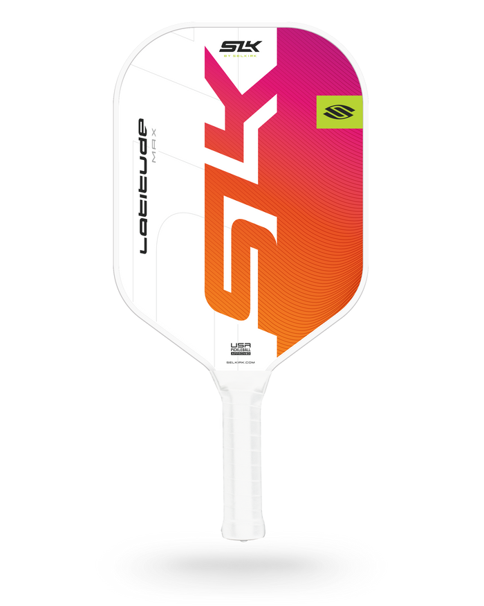 SLK Latitude Pickleball Paddle by Selkirk Sport in sunset.