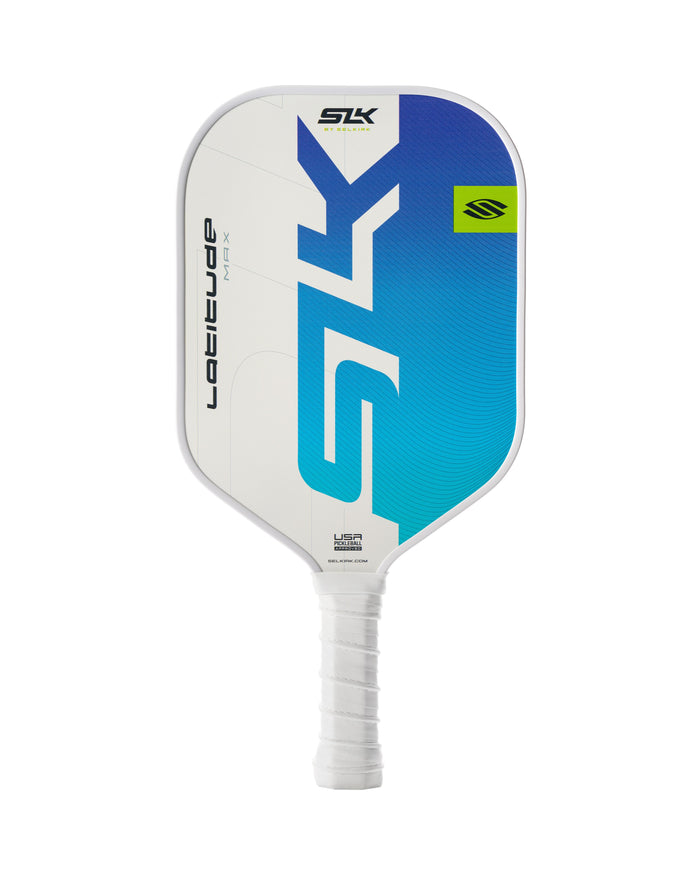 Oasis SLK Latitude Max pickleball paddle with a graphite face and SpinFlex+ surface