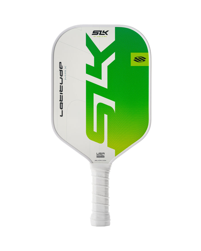 Citron SLK Latitude Max pickleball paddle with a green gradient design