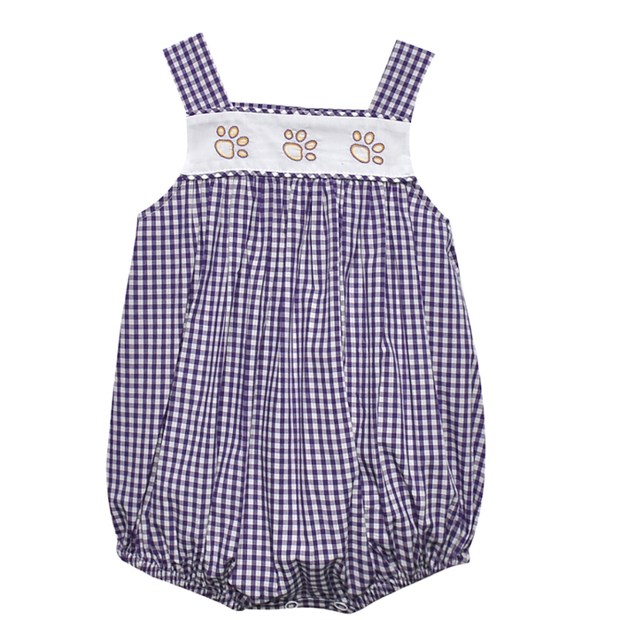 Southern Saturday Tiger Paw Unisex Sun Bubble-Purple Gingham