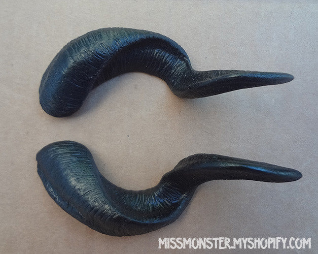 SPANISH GOAT HORN BARRETTES