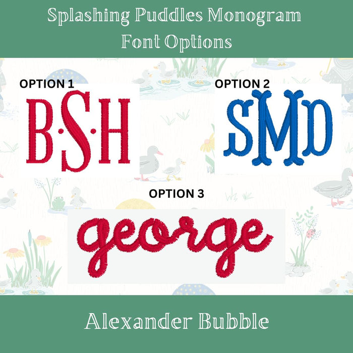 Splashing Puddles Pima Alexander Bubble