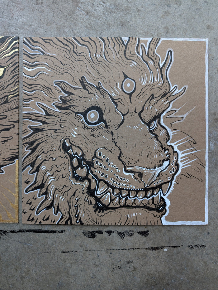 SQUARE INK DRAWINGS