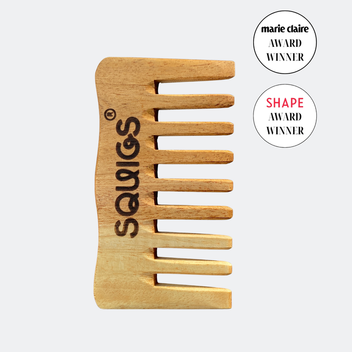 Squiggly Neem Comb