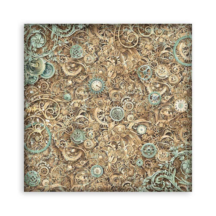 Stamperia - Backgrounds Double-Sided Paper Pad 8"X8" - 10/Pkg - Sir Vagabond In Fantasy World. The perfect start to your scrapbooks, cards and more! Available at Embellish Away located in Bowmanville Ontario Canada.