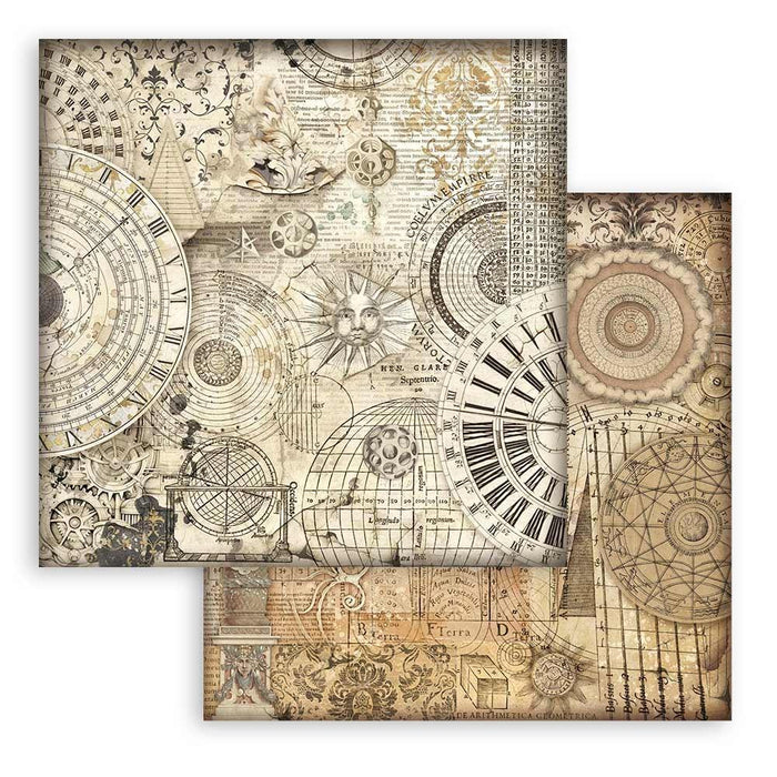 Stamperia - Backgrounds Double-Sided Paper Pad 8"X8" - 10/Pkg - Sir Vagabond In Fantasy World. The perfect start to your scrapbooks, cards and more! Available at Embellish Away located in Bowmanville Ontario Canada.