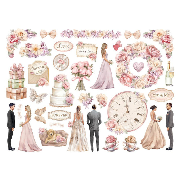 Stamperia - Die-Cuts - Romance Forever - Ceremony Edition. While you need the perfect paper to start your project, you also need the perfect embellishment to finish your project! Available at Embellish Away located in Bowmanville Ontario Canada.