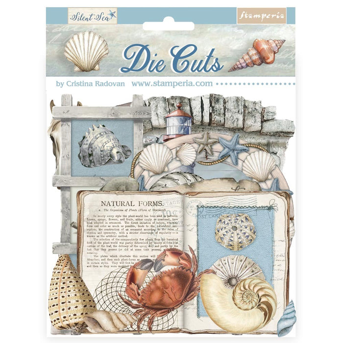 Stamperia - Die Cuts - Silent Sea. Available at Embellish Away located in Bowmanville Ontario Canada.