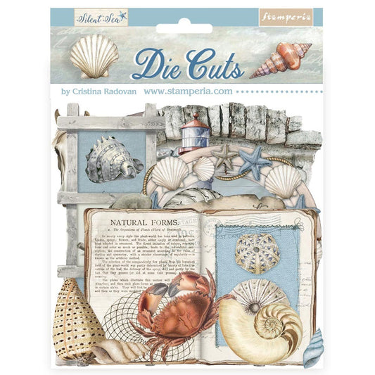 Stamperia - Die Cuts - Silent Sea. Available at Embellish Away located in Bowmanville Ontario Canada.