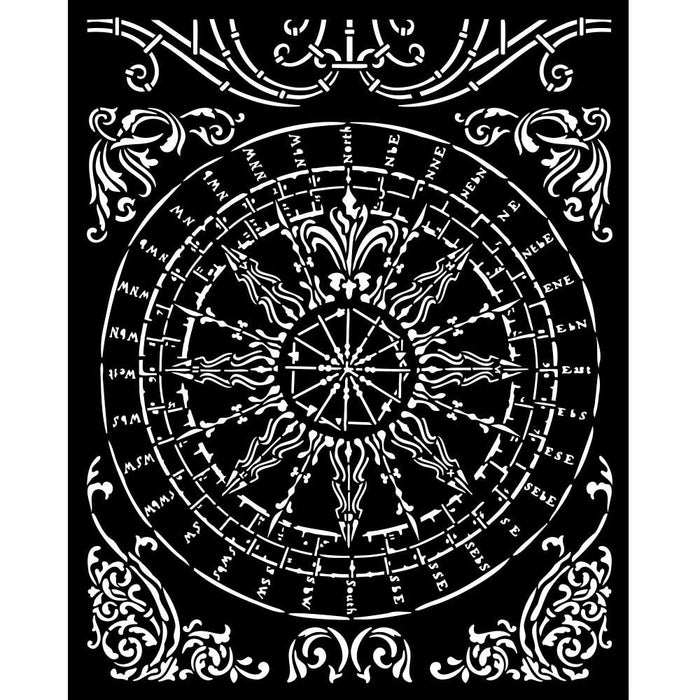 Stamperia - Stencil 7.87"X9.84" - Sir Vagabond In Fantasy World - Round. Stencils can add fun accents or elegant designs to your craft projects! They can be used with inks, mists, paints and other similar applications. Available at Embellish Away located in Bowmanville Ontario Canada.