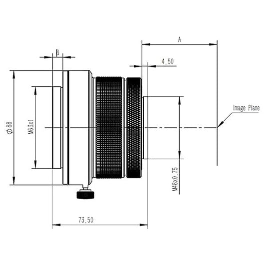 Starfield Adjustable Flattener for 80 - 155mm Telescopes (SF-FFA-10) Starfield
