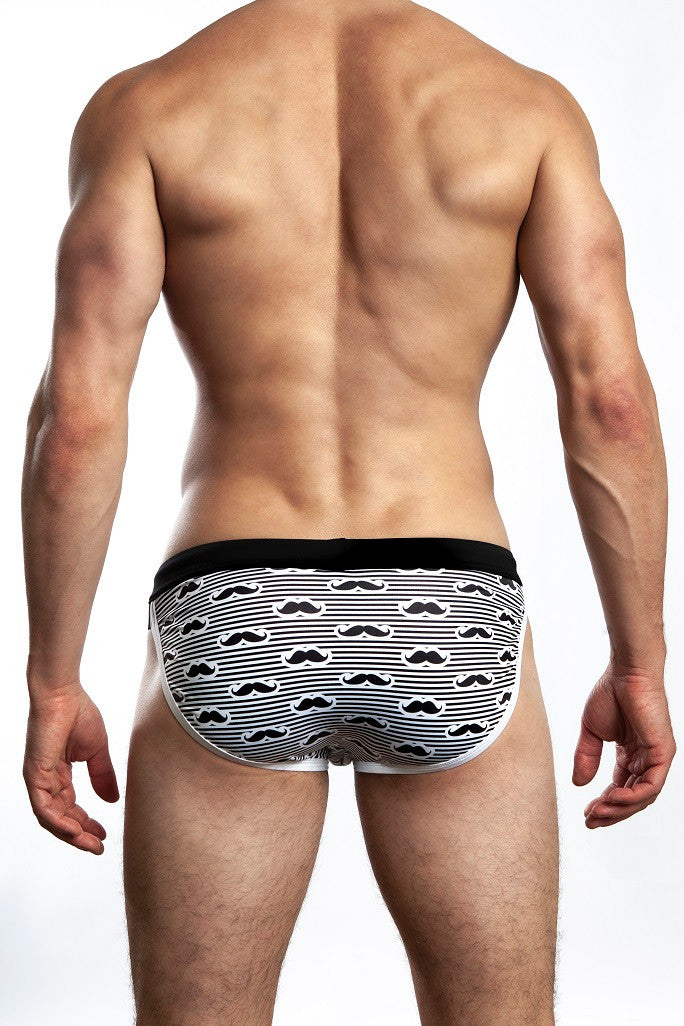 Jack Adams limited edition Stash Man Swim Brief boasts a sports cut with a perfectly cut frontal pouch. A fun men's bikini, swimsuit or banana hammock...whatever you want to call it.