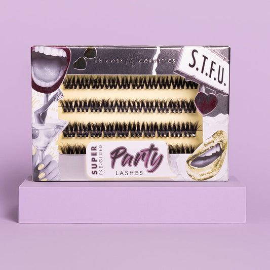 S.T.F.U. Super Pre-Glued Party Lashes - Unicorn Cosmetics