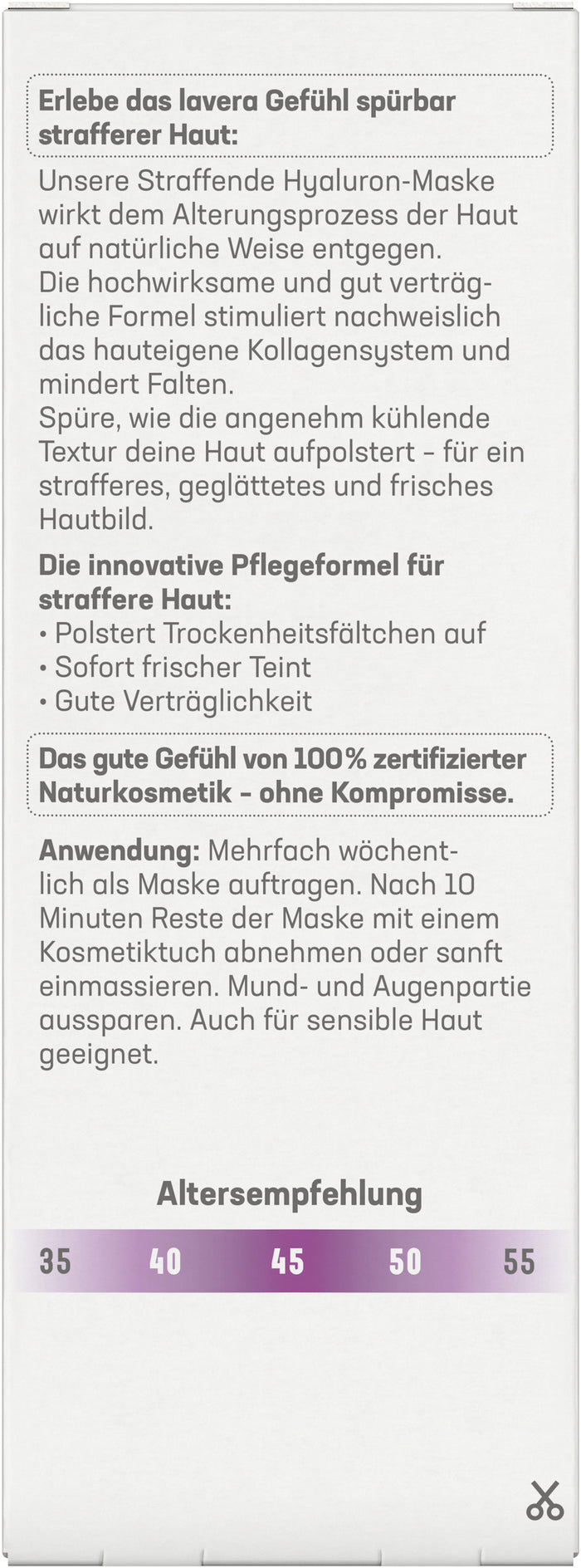 lavera Straffende Hyaluron-Maske