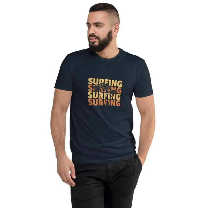 SURFING Men's Fitted T-shirt - Billyforce Shop