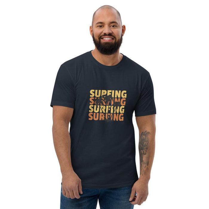 SURFING Men's Fitted T-shirt - Billyforce Shop
