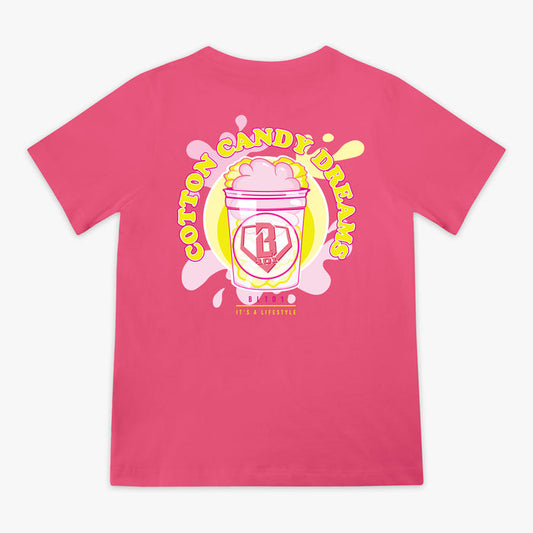 Sweet Spot Pink Lemonade youth graphic tee — back view