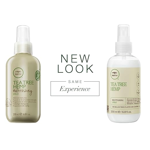 Tea Tree Hemp Multitasking Spray, All-in-1 Style Prep, For All Hair Types, 6.8 fl. oz.