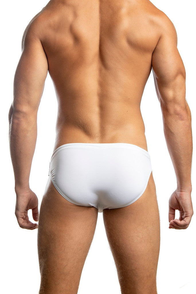 Jack Adams Team 1" Swim Brief in white - men's premium, sexy swimwear
