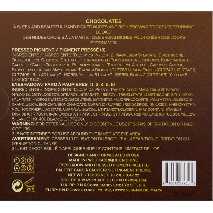 The Chocolates  Palette