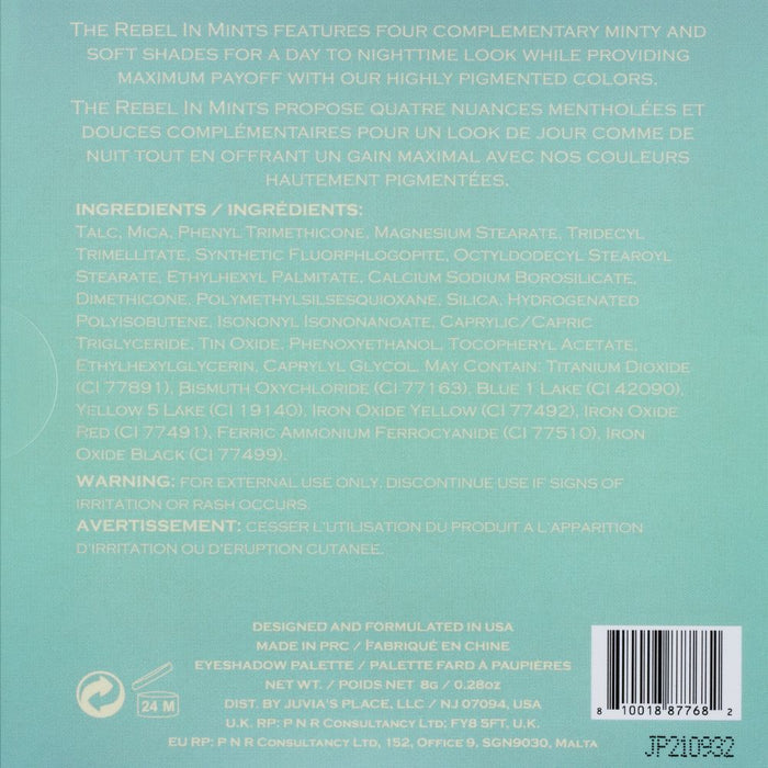 The Rebel Mint Palette