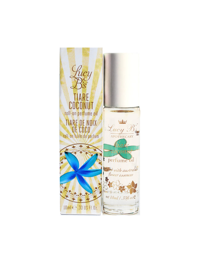 Tiare Coconut Apothecary Roll-on Oil- summer scents