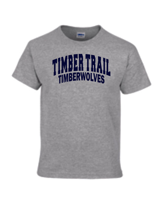 Timber Trail Basic ARC Design Tee- Matte or Glitter