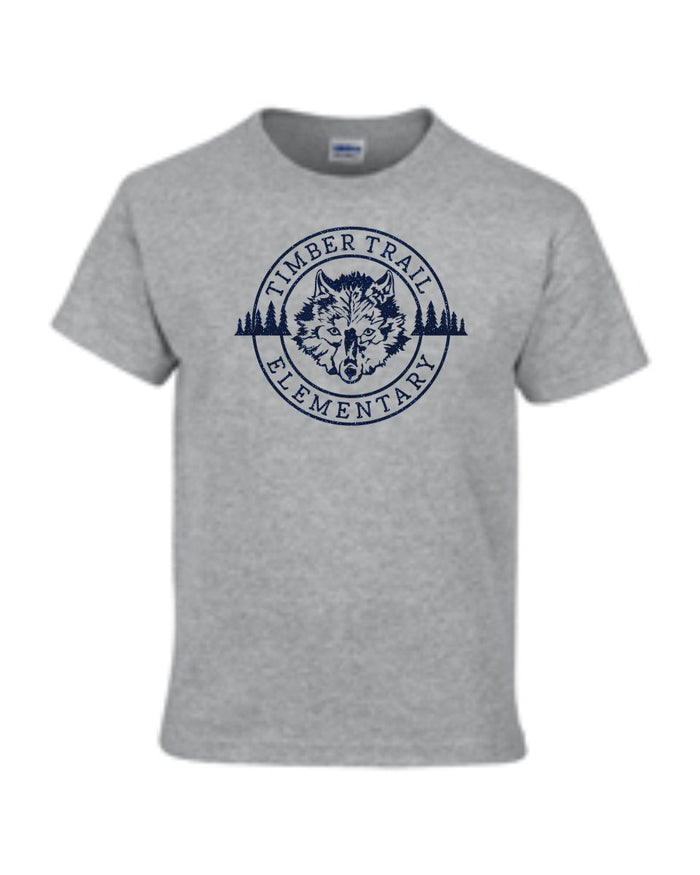 Timber Trail Basic CIRCLE Design Tee- Matte or Glitter