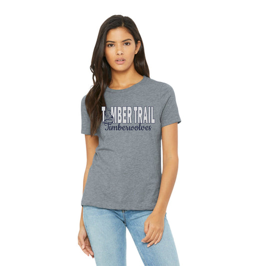 Timber Trail  Ladies Short Sleeve Tee- 5 Designs-Matte or Glitter