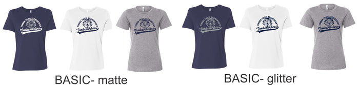 Timber Trail  Ladies Short Sleeve Tee- 5 Designs-Matte or Glitter