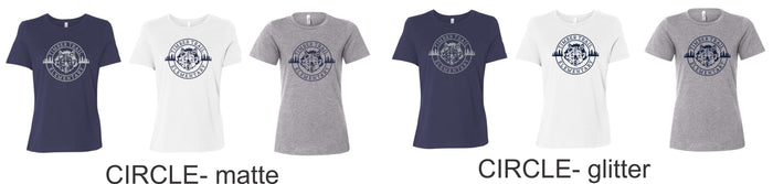 Timber Trail  Ladies Short Sleeve Tee- 5 Designs-Matte or Glitter