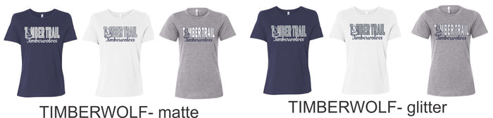 Timber Trail  Ladies Short Sleeve Tee- 5 Designs-Matte or Glitter