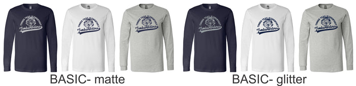 Timber Trail Long Sleeve Tee- 5 designs- Adult, Youth Sizes