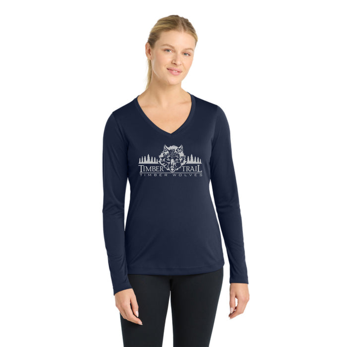 Timber Trail Long Sleeve Wicking Tee- Youth, Ladies, and Unisex sizes